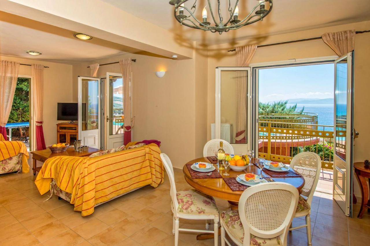 Lourdas Beach View Villa Vlachata Exterior foto
