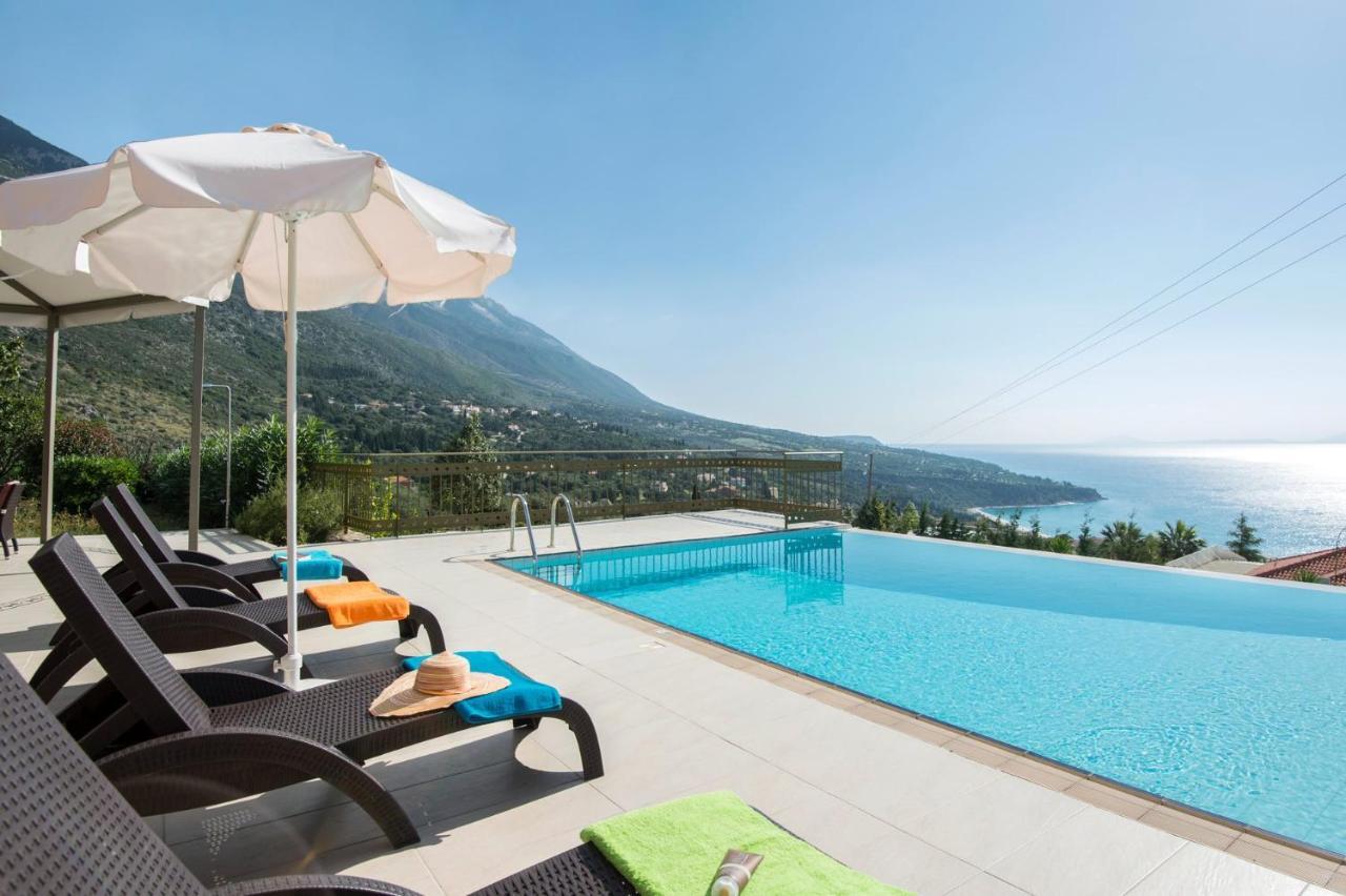 Lourdas Beach View Villa Vlachata Exterior foto